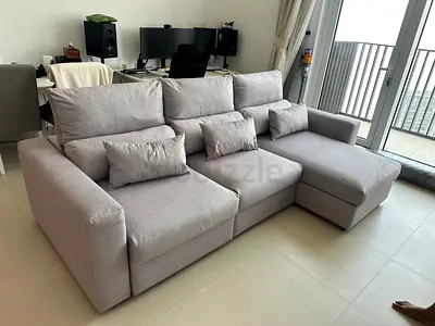 IKEA ESKILSTUNA Sectional Sofa Bed With Storage Gray