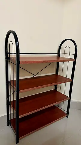 Wooden shoe rack