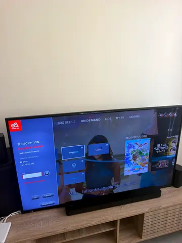 Hisense - 55-inch LED Smart TV with Soundbar - Good Condition.