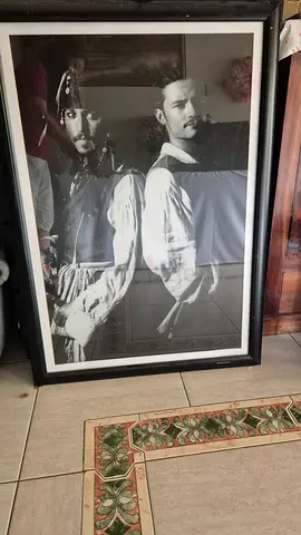 Large Framed Black & White Portrait Photograph — Ready to Hang
