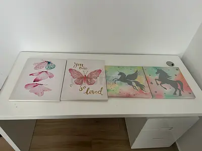 Small decorative paintings