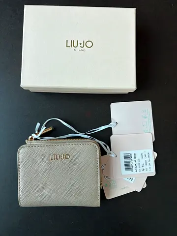 Liu Jo Milano Better Wallet – Metallic Gold | Brand New in Box
