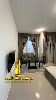 Furnished studio apartment for monthly rent in Ajman Al Rawda 2 - near Layali Beirut Cafe ✔️ Inc