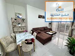 Furnished apartment near the Corniche Towers, spacious and suitable for large families, with new fur