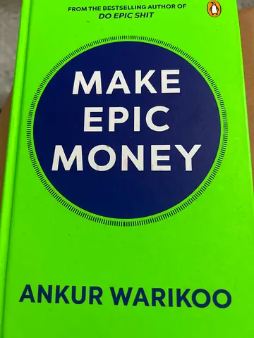 Make Epic Money by Ankur Warikoo - Hardcover/Good Condition