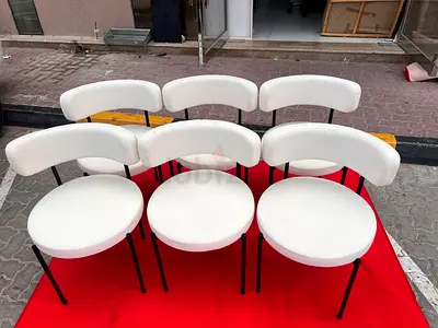 Available luxury dining chairs six pices