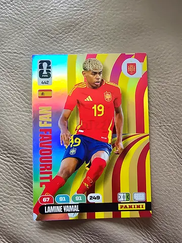 Lamine yamal 2026 world cup panini card