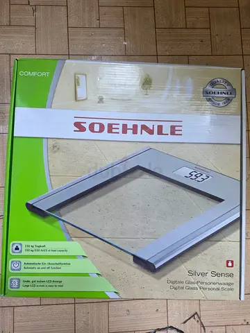 Soehnle Silver Sense Digital Glass Personal Scale - Boxed