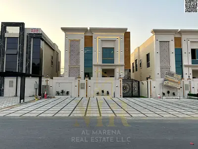 فيلا طابقين وروف 6غرف نوم ماستر تشطيب فندقي شامل رسوم التسجيل والكهرباء والمياء والمكيفات تملك حر