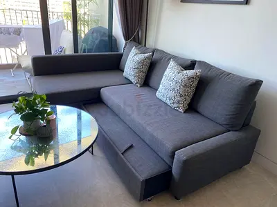 Sofa cum bed with storage excellent condition