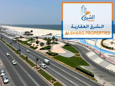 3-Bedroom Apartment on Ajman Corniche, Brand New, Direct Sea View, Balcony, Store Room, 3 Bathrooms, Central AC, Prime Location.