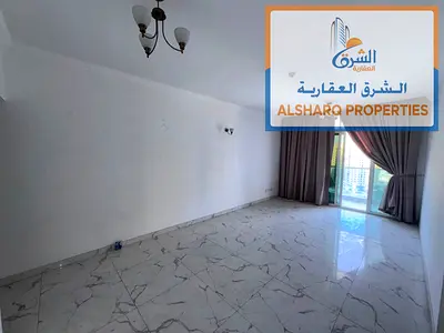 شقة غرفتين وصالة بإطلالة بحرية في أبراج الواحة، مساحات واسعة مع بلكونة وباركينغ خاص في موقع مميز بعجمان