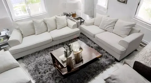 Five seater the one brand white color 5 seater sofa