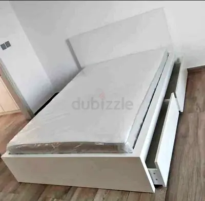 Ikea Queen Size Bed with Mattress Available in Perfect Condition