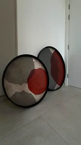 Round Abstract Wall Art