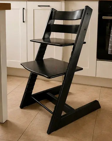 Stokke Tripp Trapp Wooden High Chair in Black