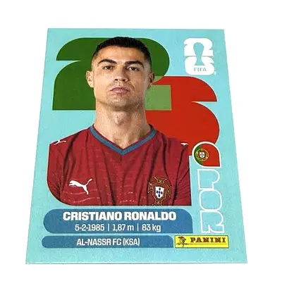 Cristiano Ronaldo Panini Sticker - Portugal - World Cup Sticker (Collectible Football Card)