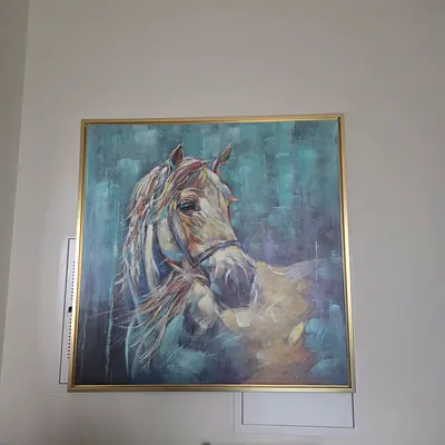 BEAUTIFUL HORSE WALl FRAMED PAINTING