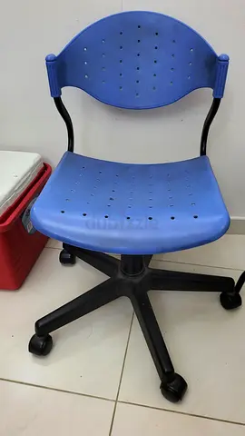 Blue IKEA Desk Swivel Chair – AED 40 – Must Go Today