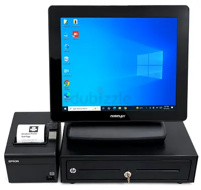 POS Terminal Bundle: Touchscreen PC, Receipt Printer & Cash Drawer (Working)