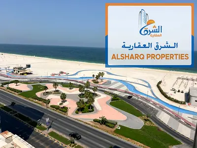 كورنيش عجمان | غرفتين وصالة | إطلالة بحرية | بلكونة | 50 ألف