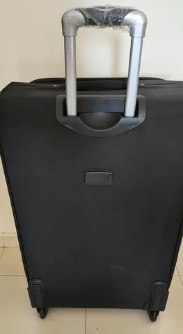 Black Soft Shell Roller Luggage 50x80x30