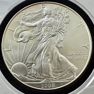 USA SILVER EAGLE 2008 (Old Antique Coins)