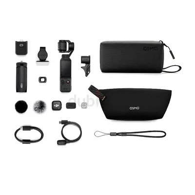 DJI Osmo Pocket with Full Accessory Kit (Case, Cables, Mounts)