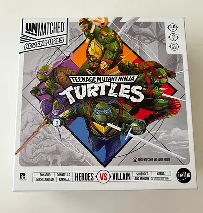 Unmatched Adventures: Teenage Mutant Ninja Turtles board game