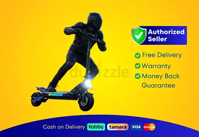 Wind Horse Electric Scooter 3600W 65KM Range 80KM Speed, H8 - Blue | Brand New |  Warranty | FREE  D