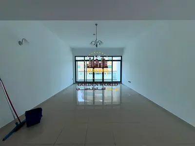 3BR apartment in Abu Shagara with free AC & parking, 2 balconies, master bedroom, maid room, 4 bathrooms, free gym & pool. AED 70K yearly.