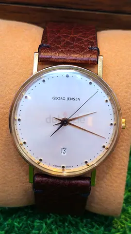 GEORGE JENSEN Quartz movement Switzerland 🇨🇭 made Men's watch (Used)NO BOX NO PAPER