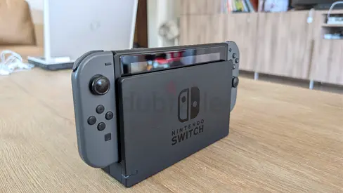 Nintendo Switch (Gray Joy-Con) with Dock - Good Working Condition