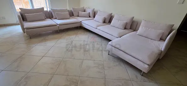 Looks new Ikea Soderhamn U shape sofa beige