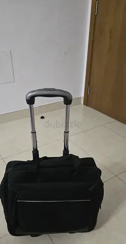 Laptop Roller Bag - Black,