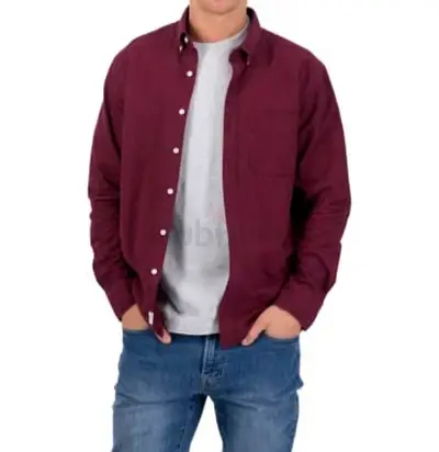 Maroon casual button-down shirt - size XL