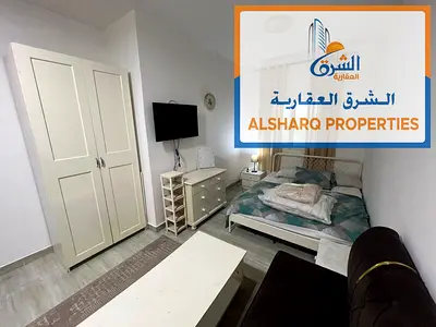 Studio apartment for monthly rent on Ajman Corniche. Excellent size.