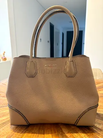 Michael Kors Large Tote / Handbag – Taupe – AED 200