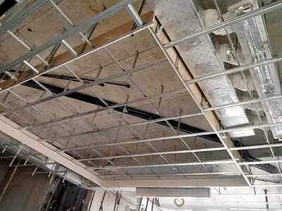 Upgrade your home, villa, office or shop with professional gypsum ceiling and partition work at comp