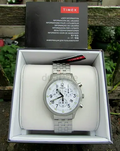 Timex Men's Stainless Steel Chronograph Original Vintage Style