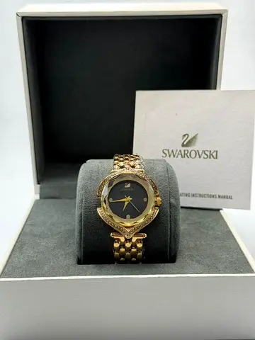 Swarovski Gold-Tone Women's Watch with Box