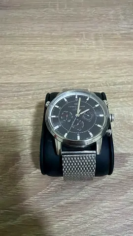 Tommy Hilfiger Men's Stainless Steel Chronograph Watch with Mesh Strap and Box