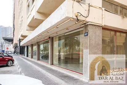 Commercial space for annual rent in Al Majaz, Sharjah, in a prime location with direct access to pa