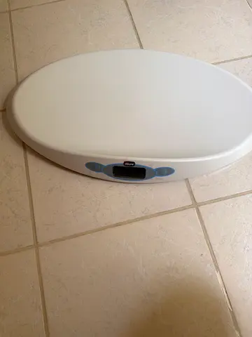 Digital Baby Weighing Scale - Compact Oval Design, Accurate LCD