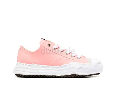 Maison Mihara Yasuhiro - Light Pink Low-Top Canvas Sneakers, Size 37, lightly used. Used twice only