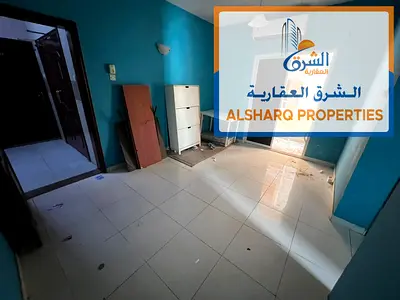 1BHK near Ajman Corniche, second row, balcony, spacious, split AC, AED 23K yearly.