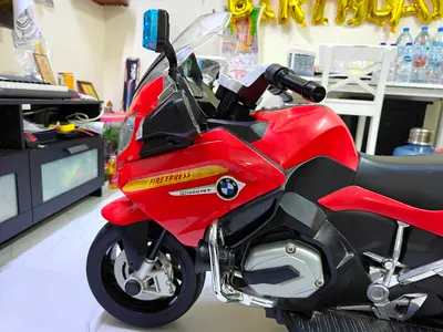 Red BMW-style Kids Electric Ride-on Motorcycle — Good Condition