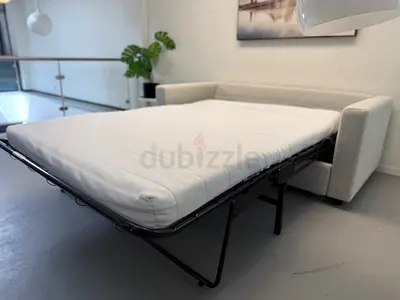 three-seater sofa bed with fold-out mattress (good condition)