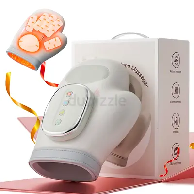 Electric Hand Massager Glove with Heat and Compression — Used, Good Condition