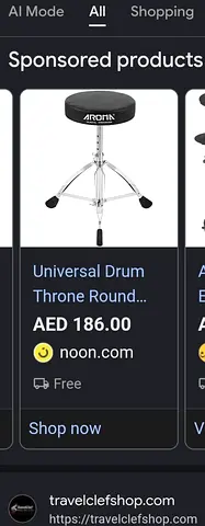 Aroma Universal Drum Throne Round Seat